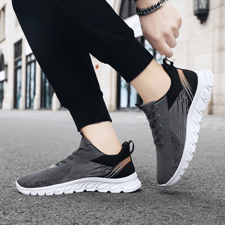 Men Sneakers Fashion Wavy Bottom Shoes Sport Running Walking Shoes by Ricaloux
