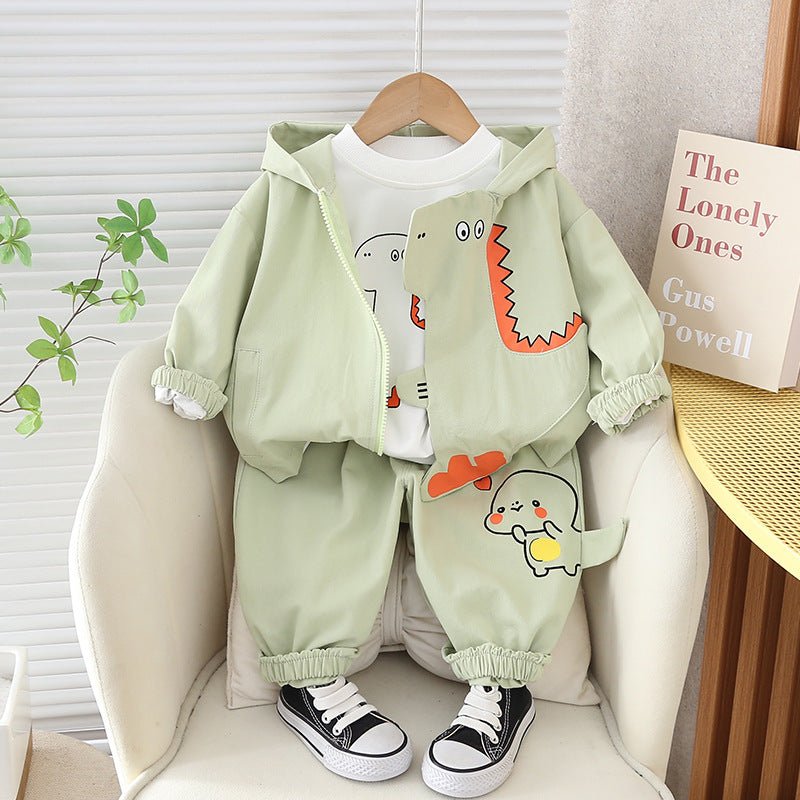 New Boys Spring Clothing Set Three-piece Set - RICALOUX