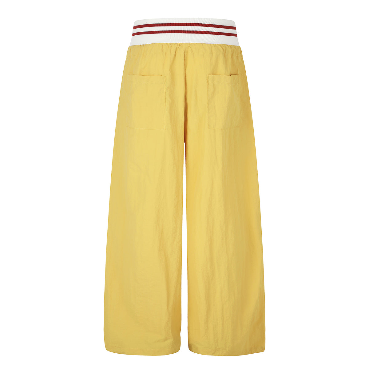 Digital-print Womens Solid-color Straight-leg Pants Casual Trousers by Ricaloux