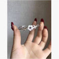 Floral silver jewelry for women by Ricaloux