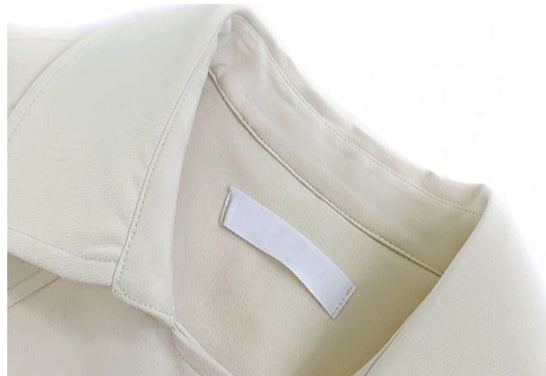 Relaxed-fit Designer-style Mid-length Coat For Petite Figures In A British-Korean Aesthetic – Premium 0 | RICALOUX
