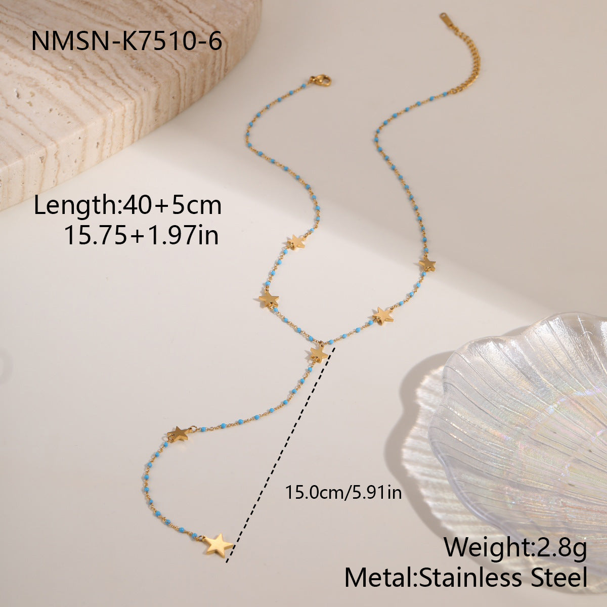 Stainless Steel Jewelry Tassel Necklace For Women – Premium 0 | RICALOUX
