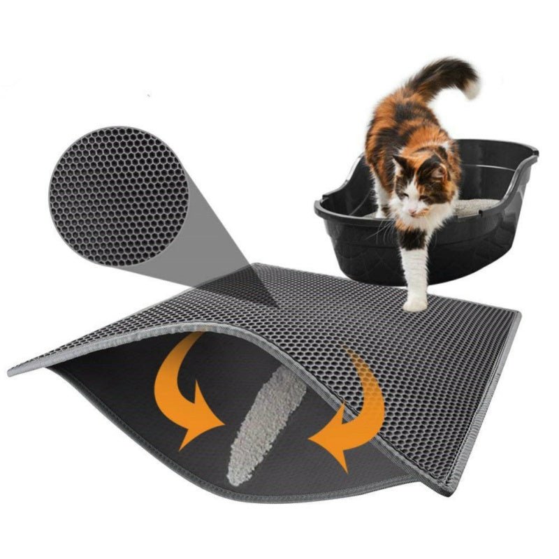 Cat Litter Pad Honeycomb Cat Pad Waterproof Urine Proof Pad Pet Supplies - RICALOUX