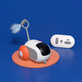 Remote Control Interactive Cat Car Toy USB Charging Chasing Automatic Self-moving Remote Smart Control Car Interactive Cat Toy Pet Products by Ricaloux