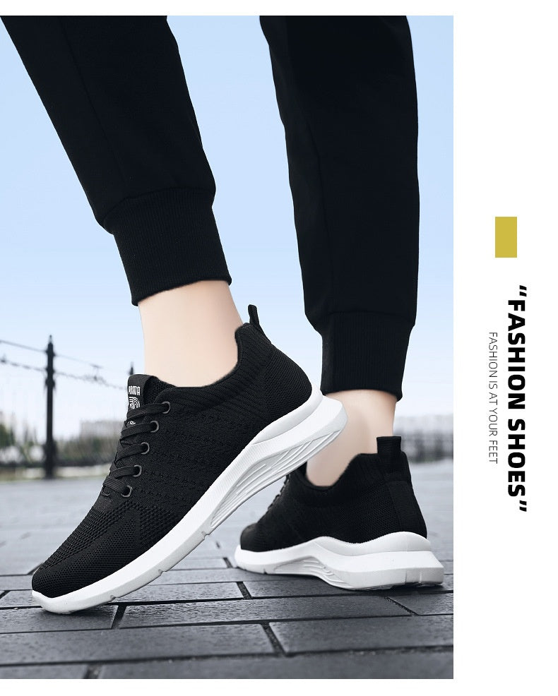 Men's Shoes Korean Casual Breathable Shoes Running Shoes Trendy Sneakers Men – Premium 0 | RICALOUX