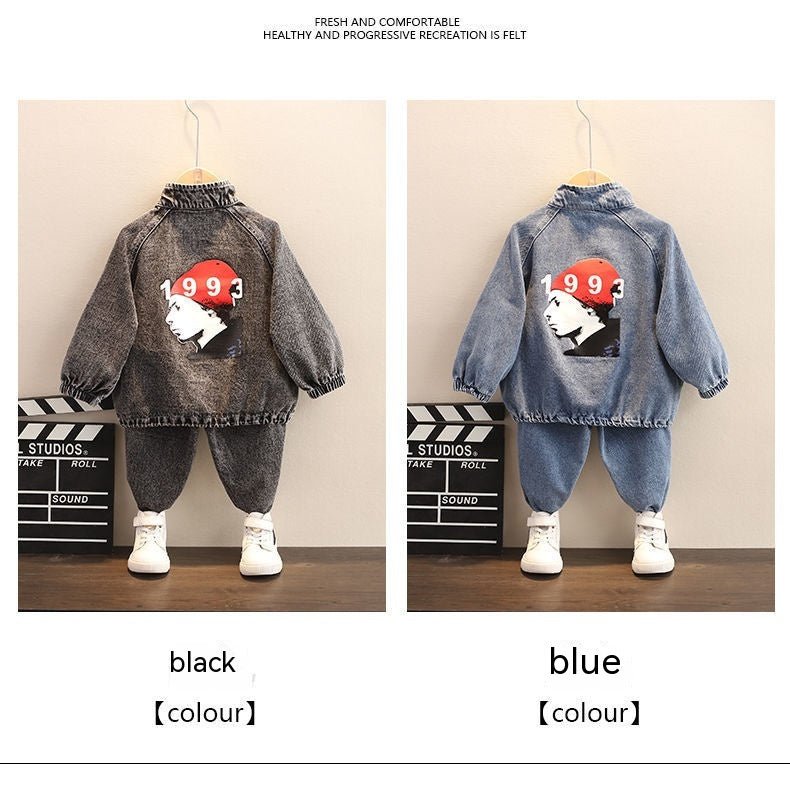 Boys Spring Clothing New Clothes Fashionable Handsome Children's Clothing - RICALOUX