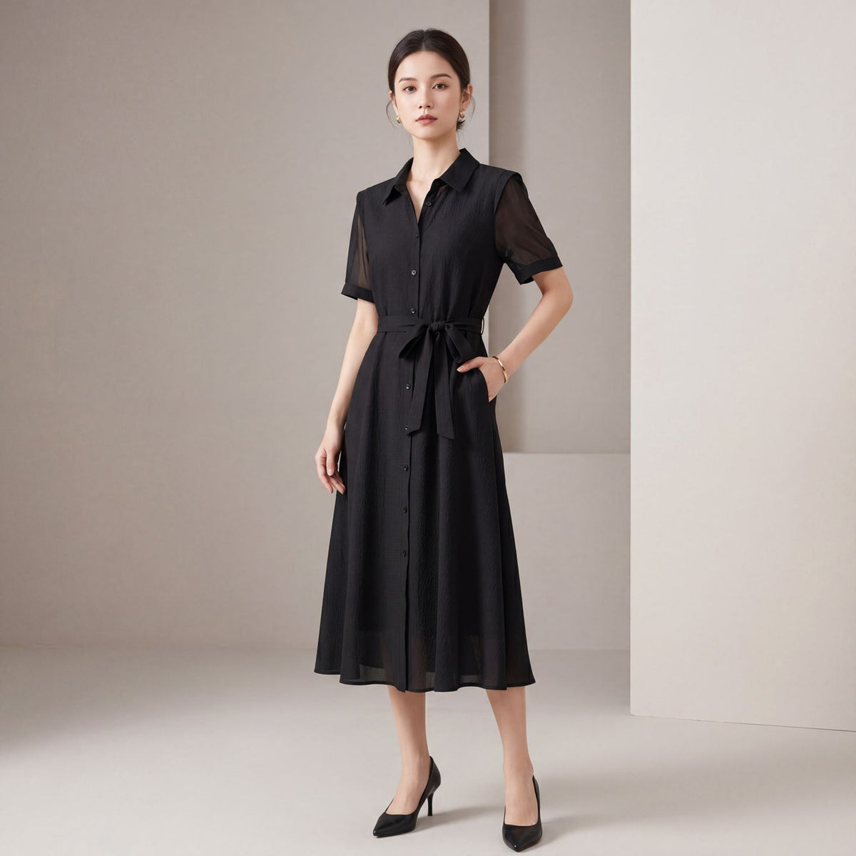 Jacquard Silk Dress For Women – Premium 0 | RICALOUX