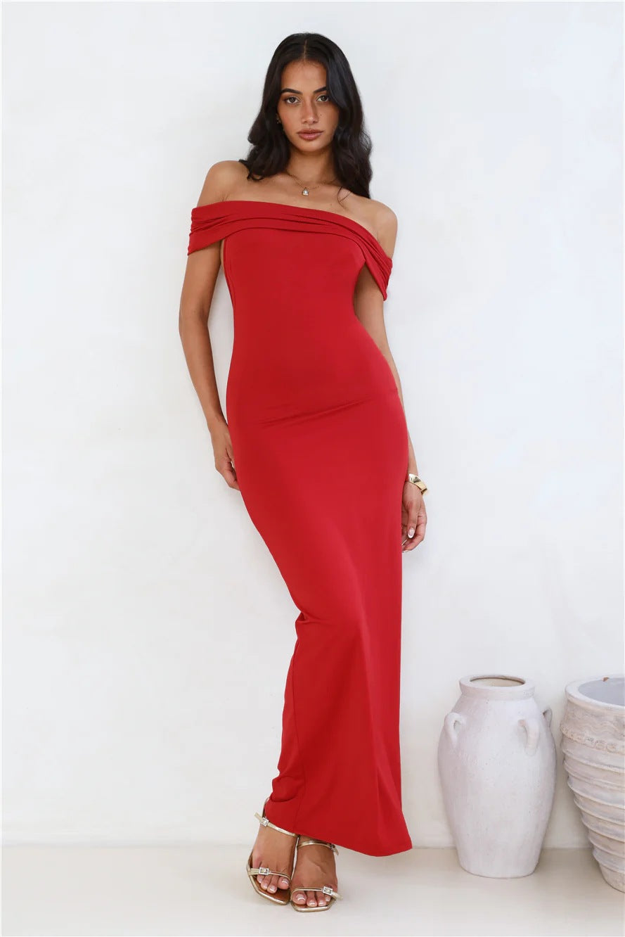 Off-the-shoulder Strapless Backless Sexy Sheath Dress by Ricaloux