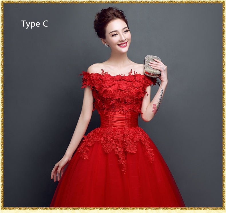 Lace upscale wedding evening dress - RICALOUX