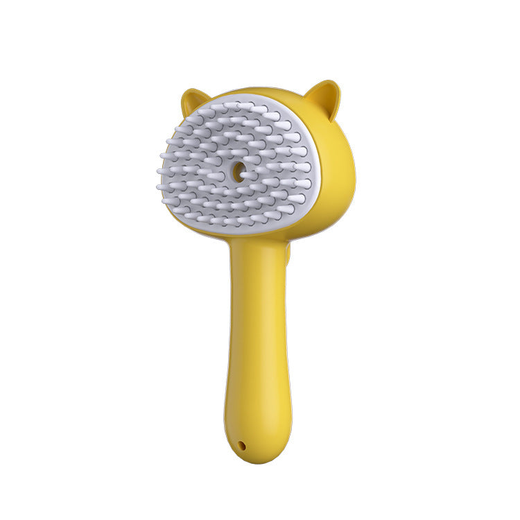 Hair Cleaning Brush With Mist Multifunctional Cat Grooming Brush Rechargeable Self Cleaning Slicker Brush For Pets Dogs & Catsb Pet Products by Ricaloux