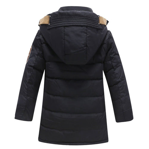 -30 Degree Children's Winter Jackets Duck Down Padded Children Clothing Big Boys Warm Winter Down Coat Thickening Outerwear - RICALOUX