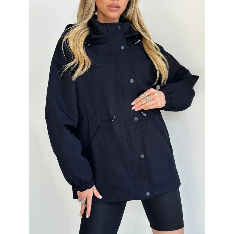 Womens Waterproof Slim-Fit Trench Coat – Premium 0 | RICALOUX