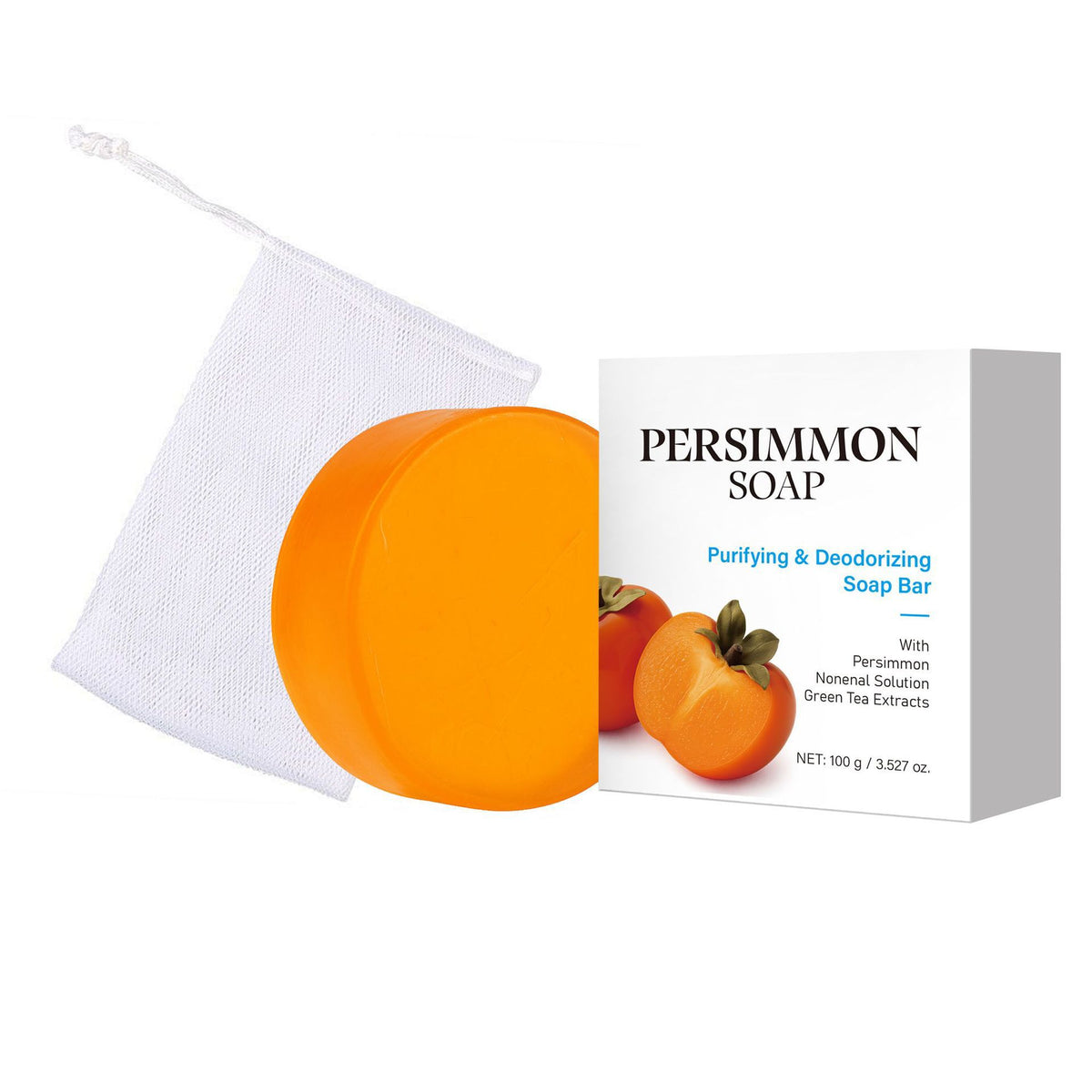 Purifying Deodorant Soap Persimmon Soap Bar by Ricaloux