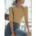 Womens Hollow-Out French-Style Knitted Cardigan – Premium 0 | RICALOUX