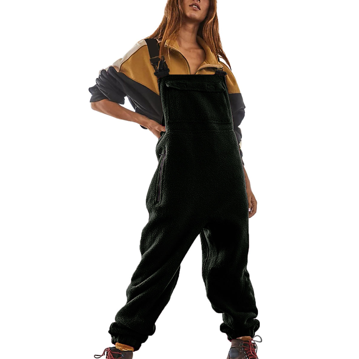 Women Workwear Jumpsuit Polar Fleece - RICALOUX