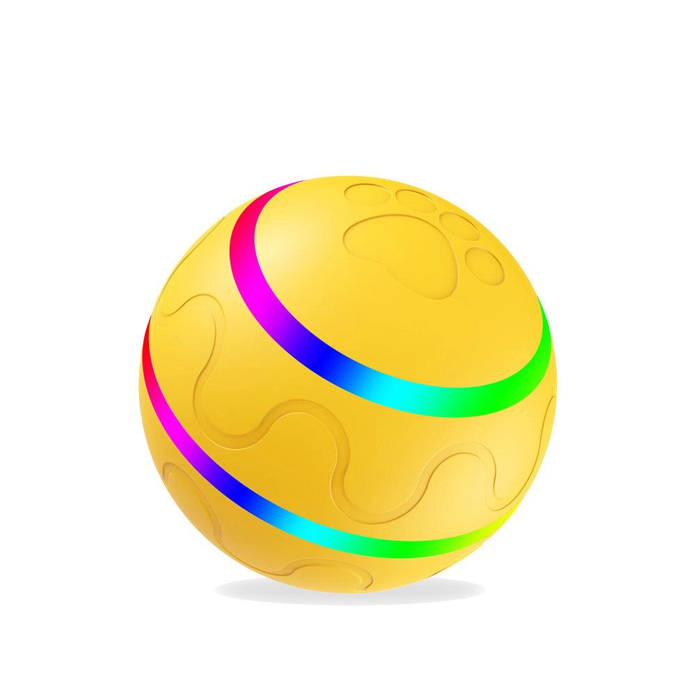 Pet New Cat Wicked Ball Toy Intelligent Ball USB Cat Toys Self Rotating Ball Automatic Rotation Ball - RICALOUX