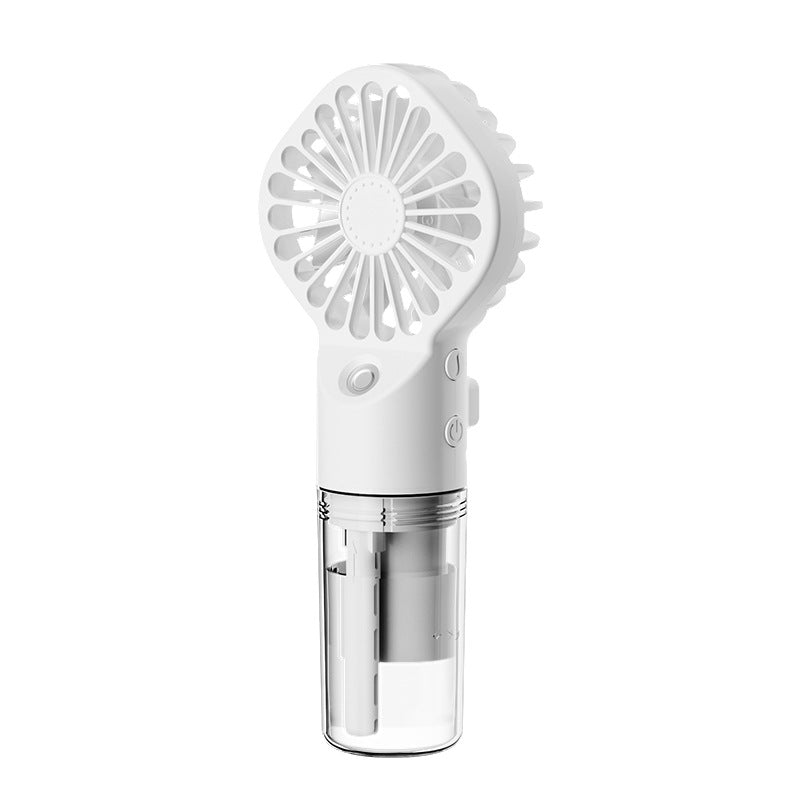 Portable Handheld Spray Fan 4-Speed Water Spray Mist Fan Summer Cooling Artifact USB Charging Summer Supplies Outdoor Mini Fan - RICALOUX