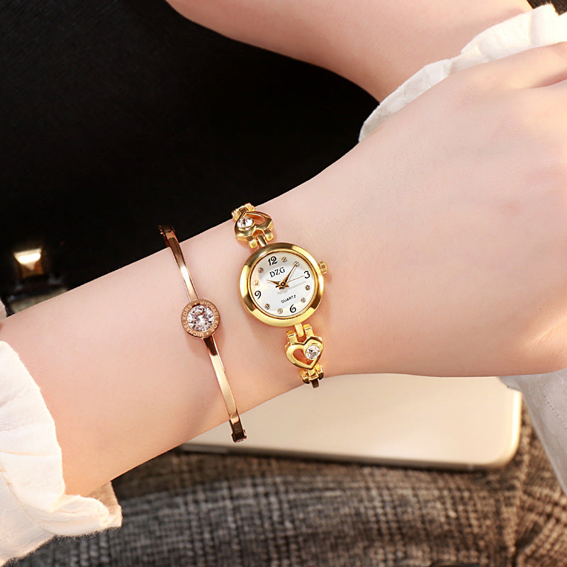 Simple Rhinestone Jewelry For Women Casual Watch by Ricaloux