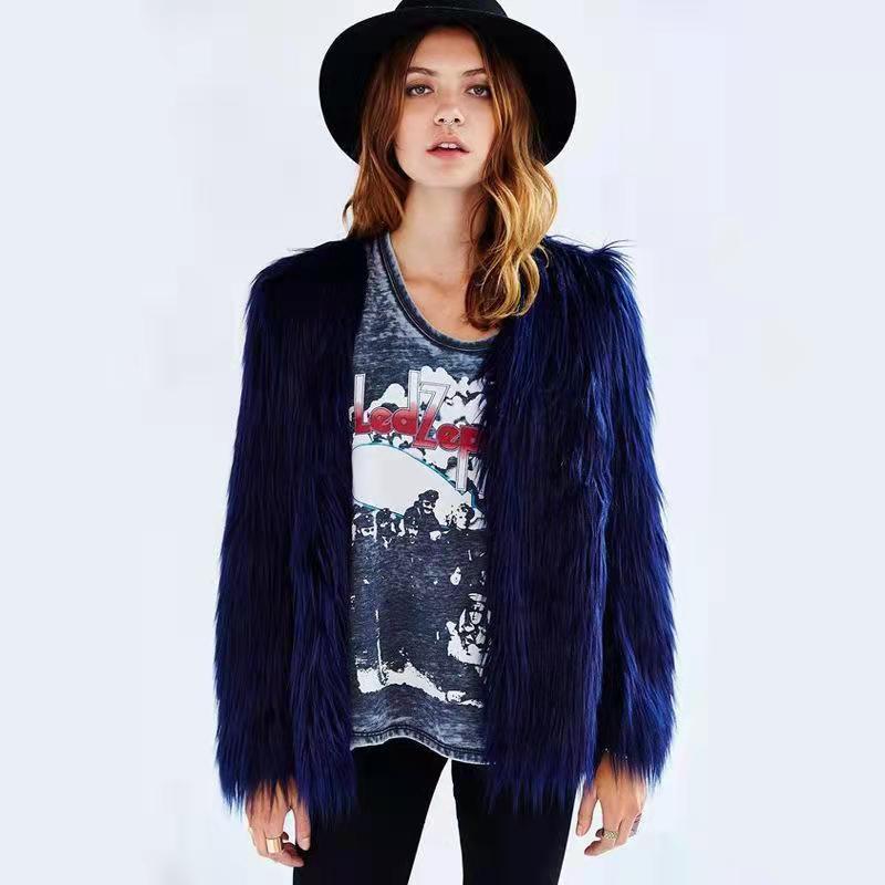 Long-sleeve Plus-size Washed Shearling Coat For European And American Women – Premium 0 | RICALOUX