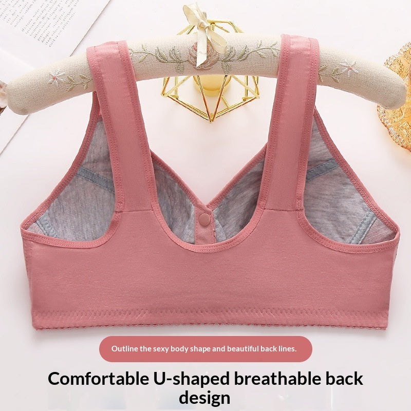 Push-up Bra For Middle-aged And Elderly Women Thin-style Lingerie by Ricaloux