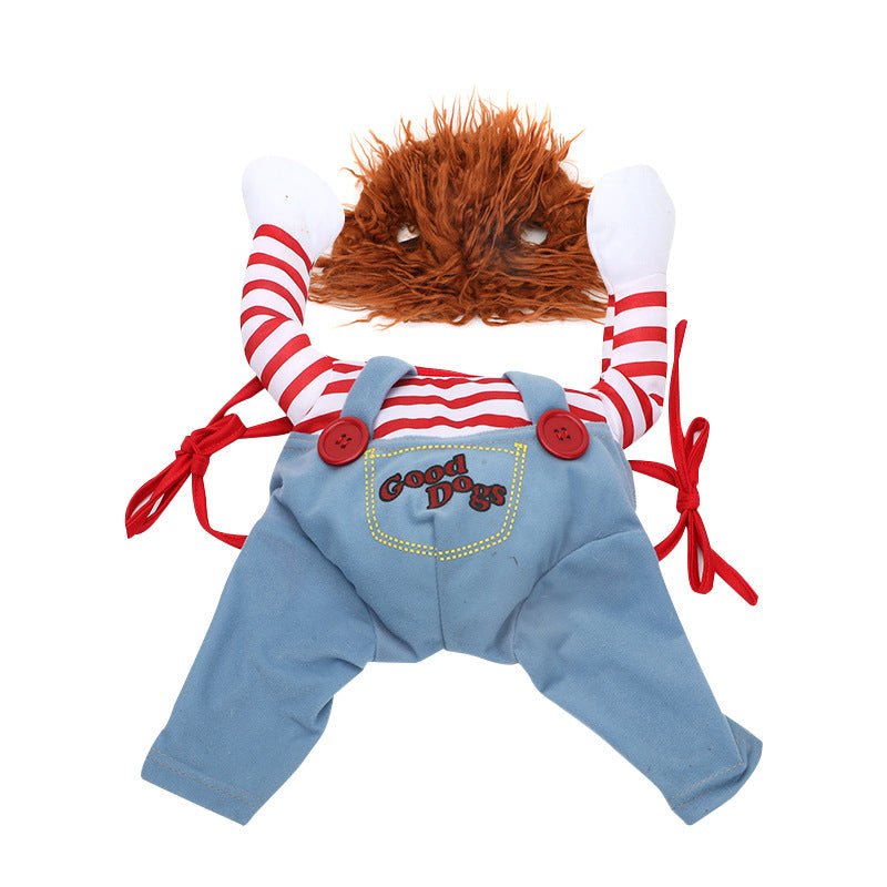 Halloween Pet Costume Pet Dog Funny Clothes Adjustable Dog Cosplay Costume Scary Costume Party Gatherings - RICALOUX