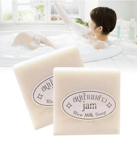 Rice Soap Jasmine Rice Soap Handmade Soap Control Oil Whitening Moisturizing – Premium 0 | RICALOUX