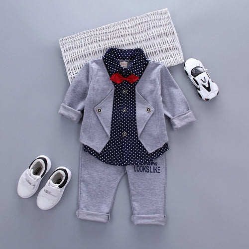 Children's Boys' Clothing Set Fake Two-piece Set - RICALOUX