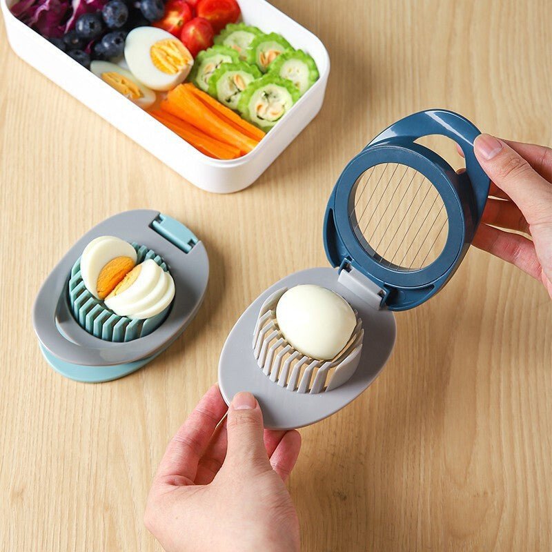 Plastic Kitchen Tool Egg Slicer Shredder Fruit Slicer Kitchen Slicing Gadget Kitchen Wire Pressing Cutter - RICALOUX