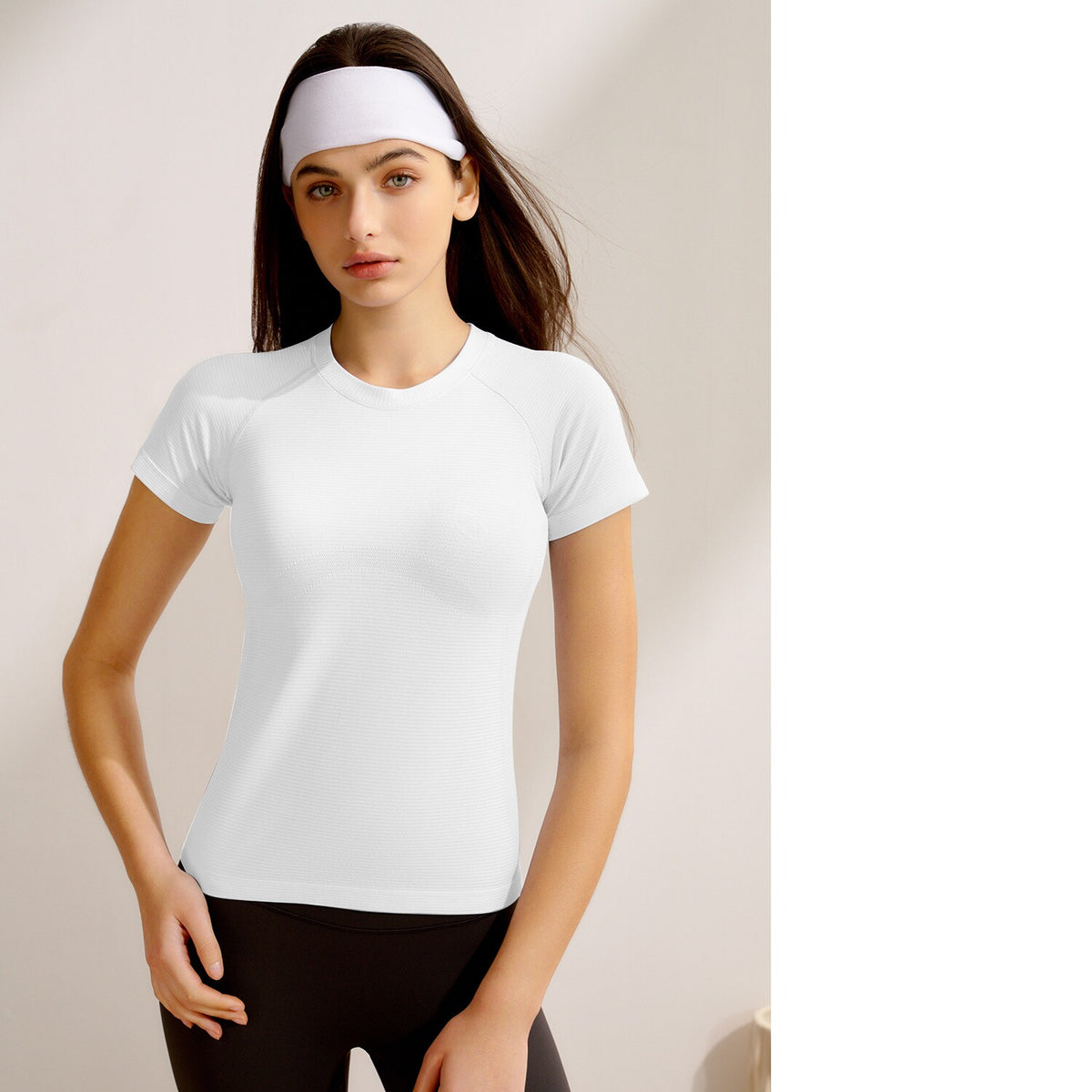 New Women's Short-Sleeve Yoga Top, Professional Pilates Training, Quick-Dry Running & Fitness Yoga Apparel by Ricaloux