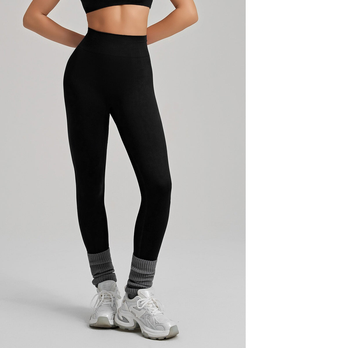 High-Elastic Seamless Knit Yoga Pants For Women, Peach Hip Lifting Workout Leggings For Training, Fitness & Running, Summer Style – Premium 4 | RICALOUX