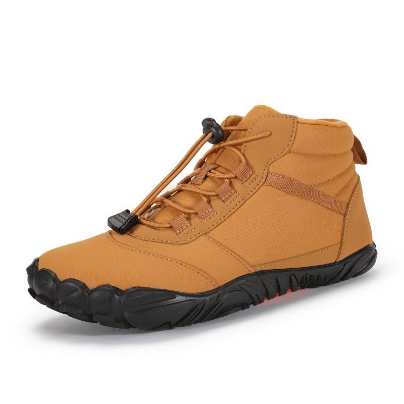 Fleece-lined Waterproof Snow Warm Breathable Couple High-top Casual Cotton Shoes - RICALOUX