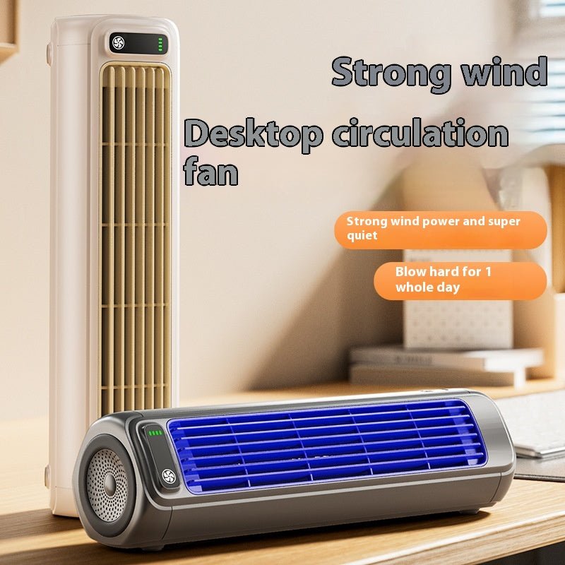 Mini Portable Mobile Air Conditioning, Air Cooler, Air Cooler Silent Fan With USB Charging For Bedroom Kitchen Bathroom - RICALOUX