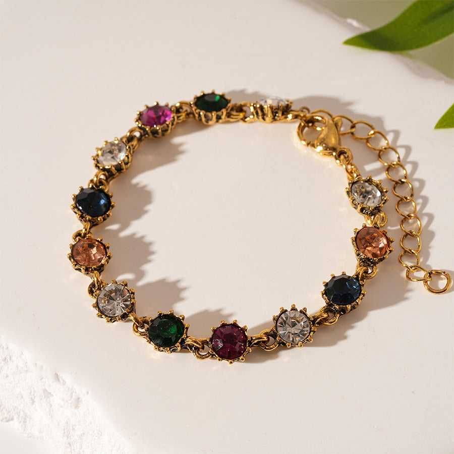French Retro Colorful Elegant Jewelry For Women by Ricaloux