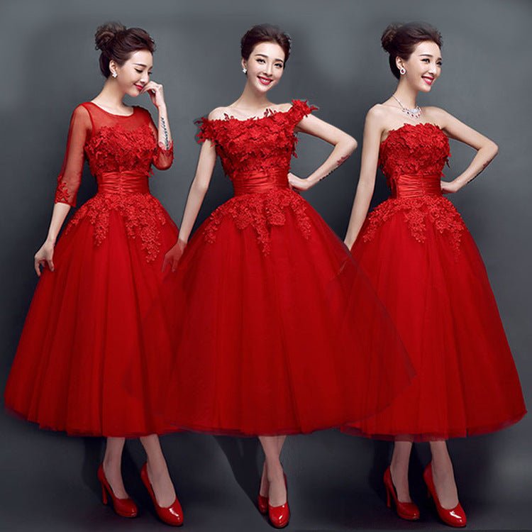 Lace upscale wedding evening dress - RICALOUX