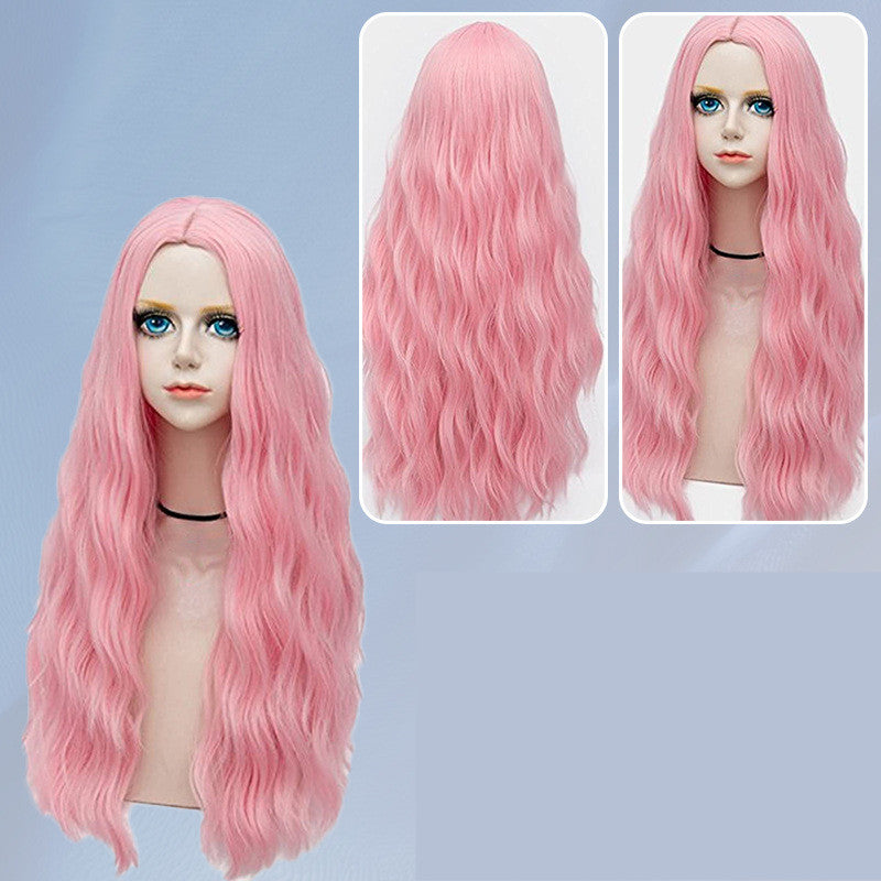Mid Parting Multicolor Chemical Fiber Wig Full Head Cover – Premium 0 | RICALOUX