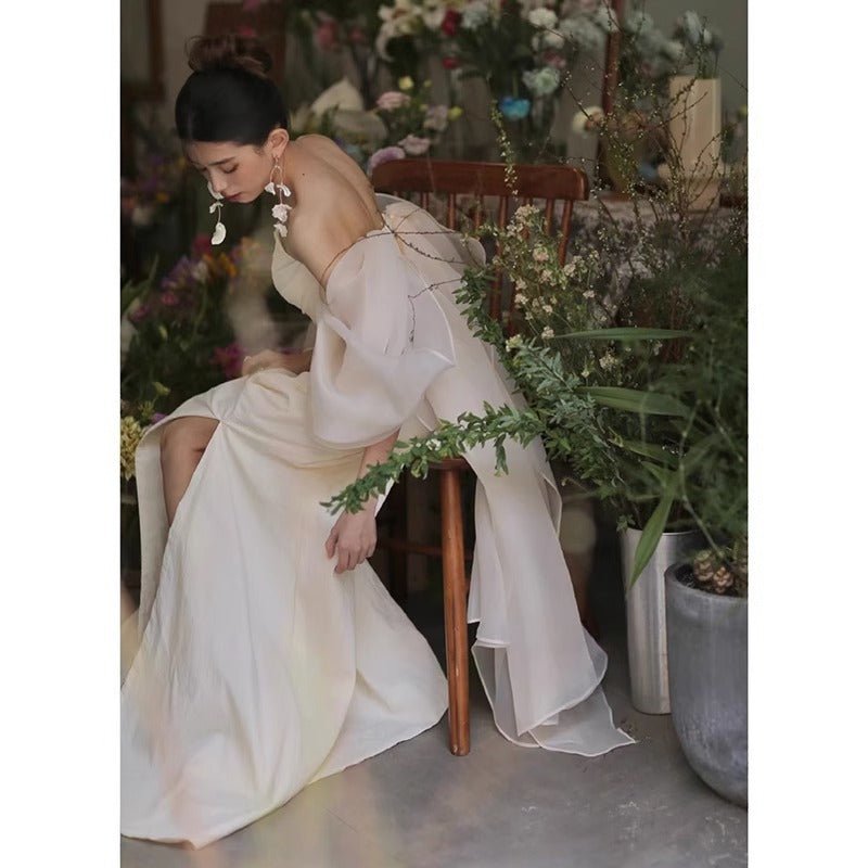 Outdoor Travel Shooting Light Yarn Dress Skirt - RICALOUX