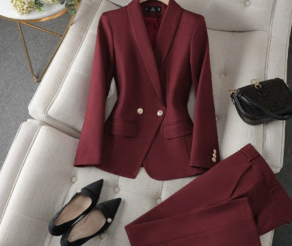 Professional Formal Suit Pants Elegant Two-Piece Suit – Premium 0 | RICALOUX