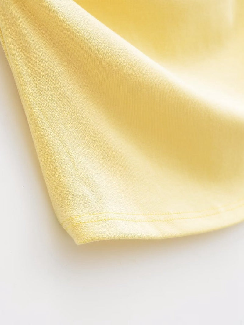 Design-focused Pleated Backless Halter-neck Tank Top – Premium 0 | RICALOUX