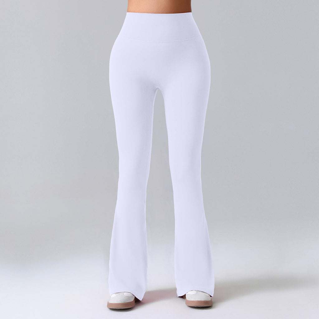 Women's Summer Thin Yoga Pants, Hip-Lifting Flared Fitness Pants, Quick-Dry Stretch Sports Pants, Slim-Fit Bootcut Trousers by Ricaloux