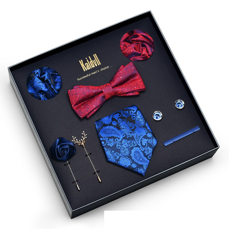 Eight Piece Tie Square Bow Tie Brooch – Premium 0 | RICALOUX