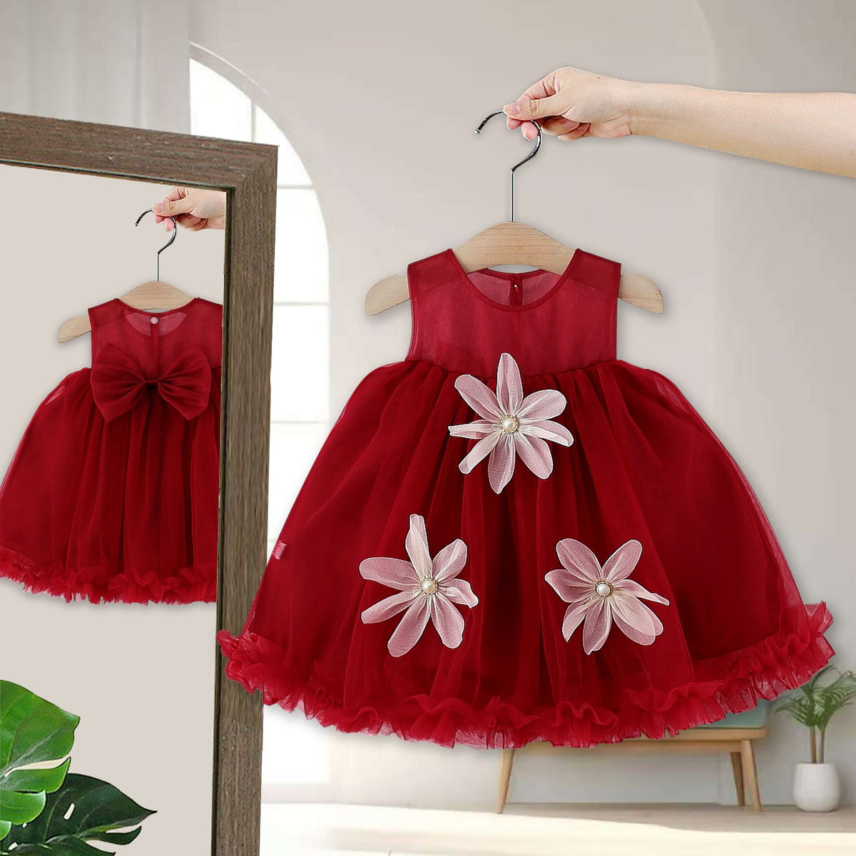 Mesh Breathable Princess Dress For Babies Trendy Wholesale Childrens Wear For - RICALOUX