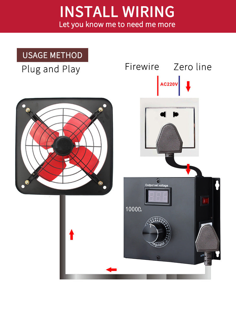 Electronic Motor Electric Drill Speed Controller Electric Furnace Thermolator by Ricaloux