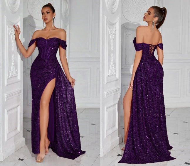 Best-selling Beaded Strapless Sexy Dress For Women – Premium 0 | RICALOUX