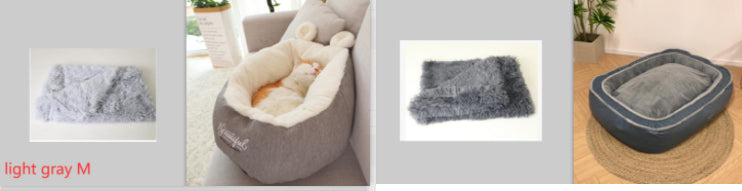 Pet Dog Bed Warming Soft Sleeping Bag Cushion Puppy Kennel by Ricaloux