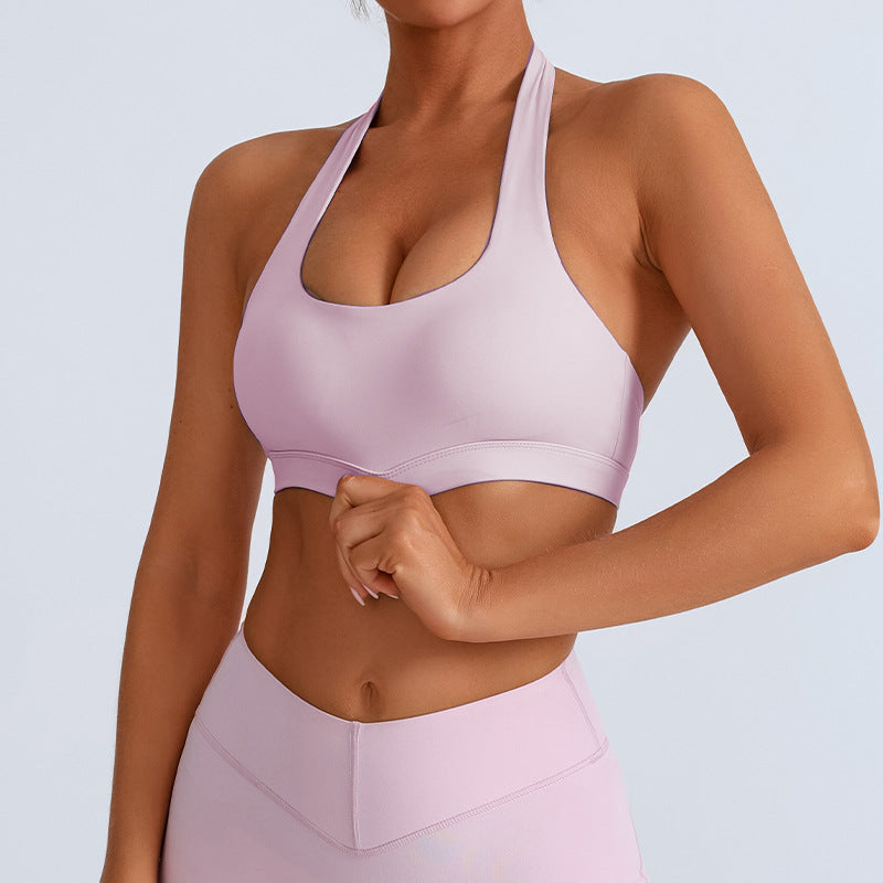 Workout Bra Chest Pad High Elastic Quick-drying by Ricaloux
