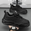 Fashion Thick-soled Anti-skid Shoes Ins Slip-on Casual Lazy Shoes Men Outdoor Breathable Lace-up Running Sports Sneakers by Ricaloux