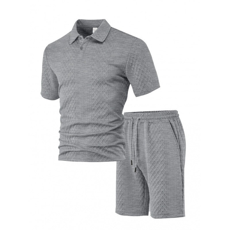 Mens Casual Suit With Jacquard And A Lapel – Premium 0 | RICALOUX