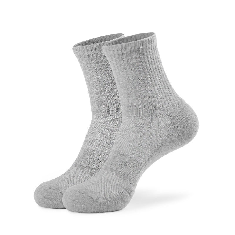 Pure Cotton Sports Socks With A Thickened Towelbacked SoleMens Basketball Style – Premium 0 | RICALOUX