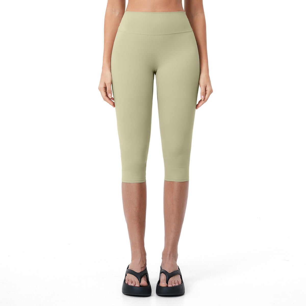 High-waisted Butt-lifting Form-fitting Slimming Workout Capris by Ricaloux