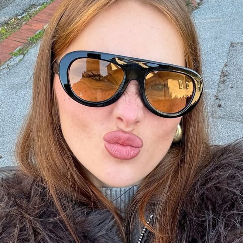 Small Frame Frog-style Sunglasses For Women by Ricaloux